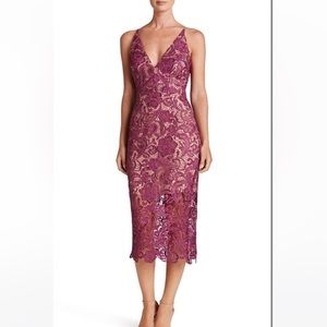 Dress the Population - Red Midi Dress - Medium